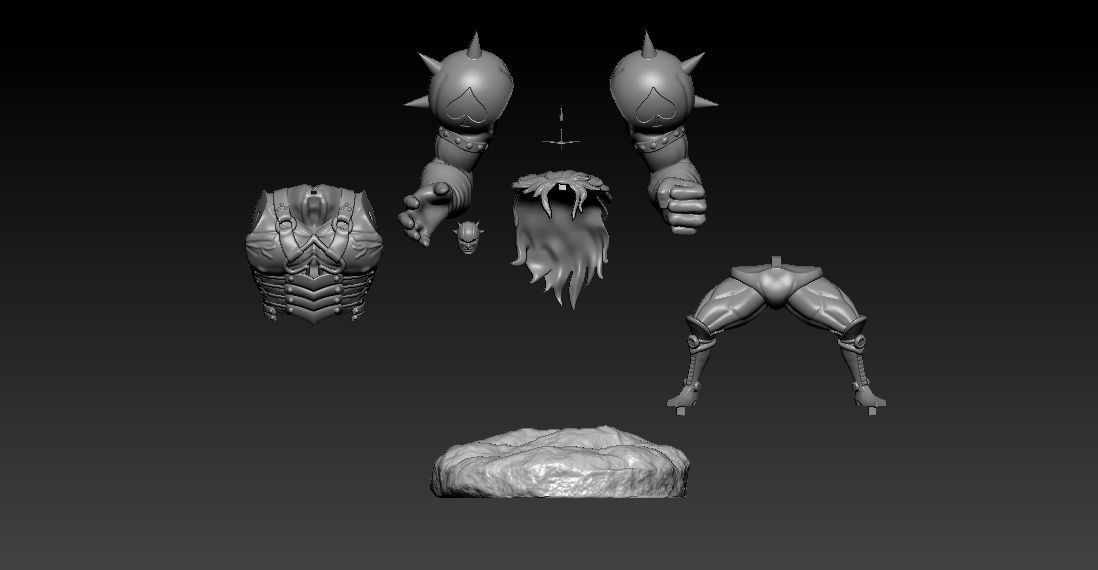 Pica - Doflamingo pirates - Onepiece - 3d model  3D print model_3