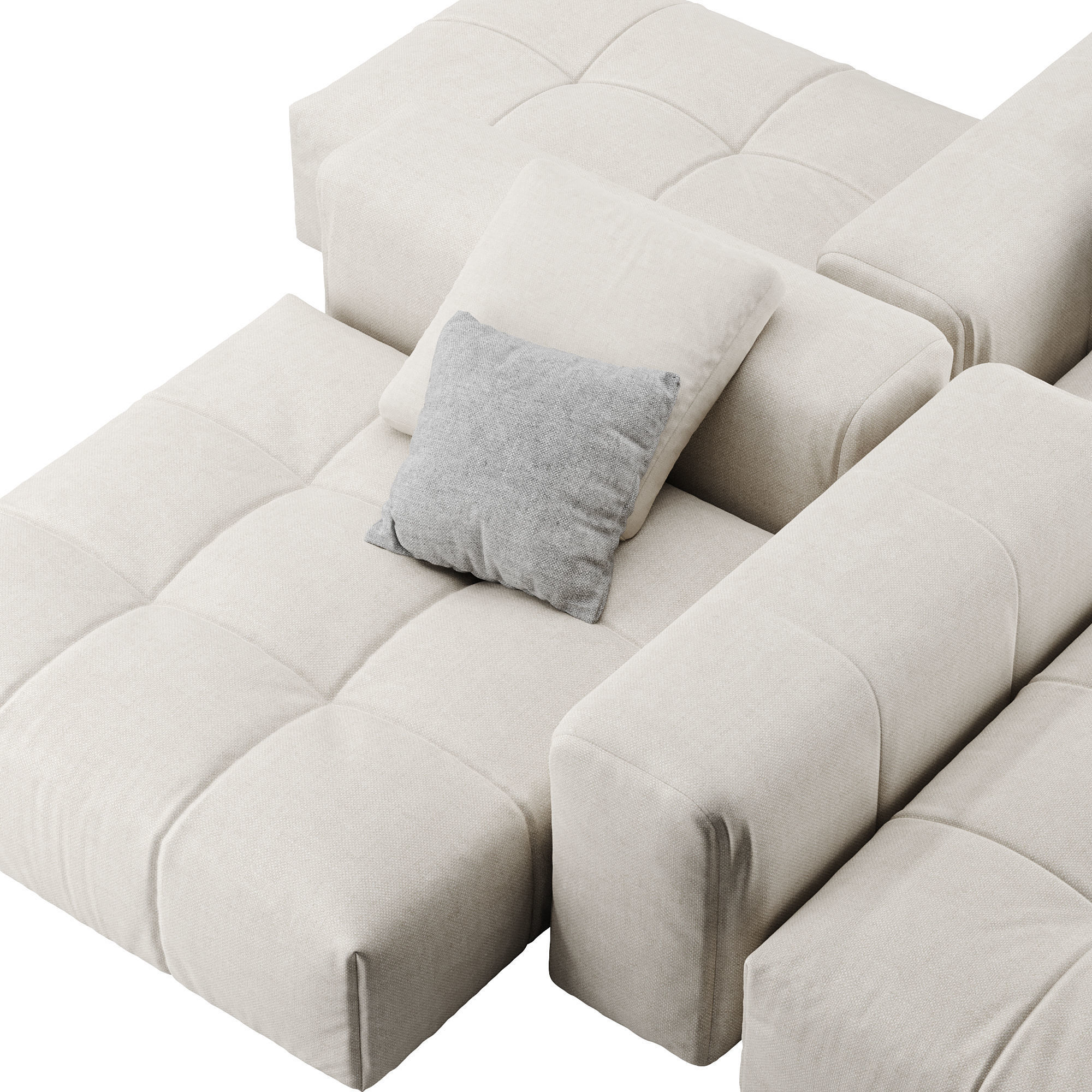 Pixel Sofa by Saba 3D model_2