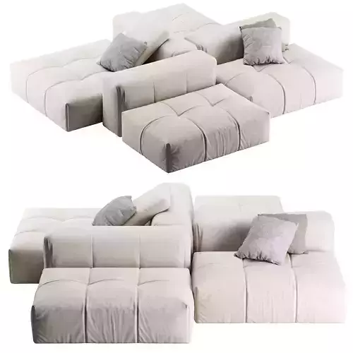 Pixel Sofa by Saba 3D model