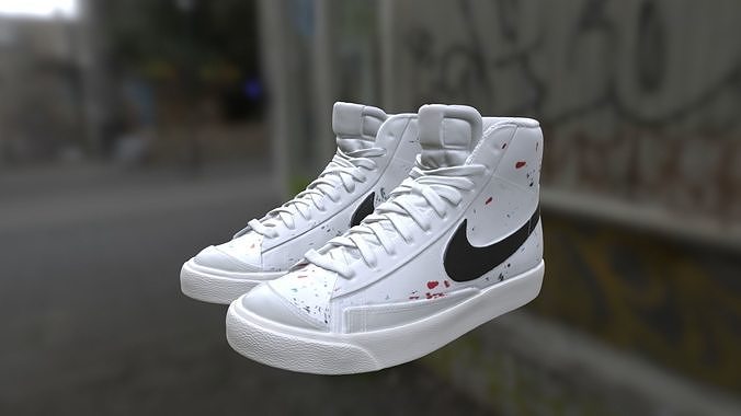 Premium sneaker with substance painter file  3D model