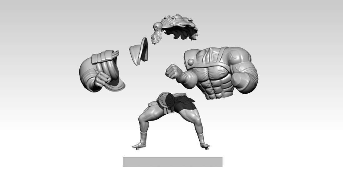 JESUS BURGESS - BLACKBEARD PIRATES - ONE PIECE - 3D MODEL 3D print model_3