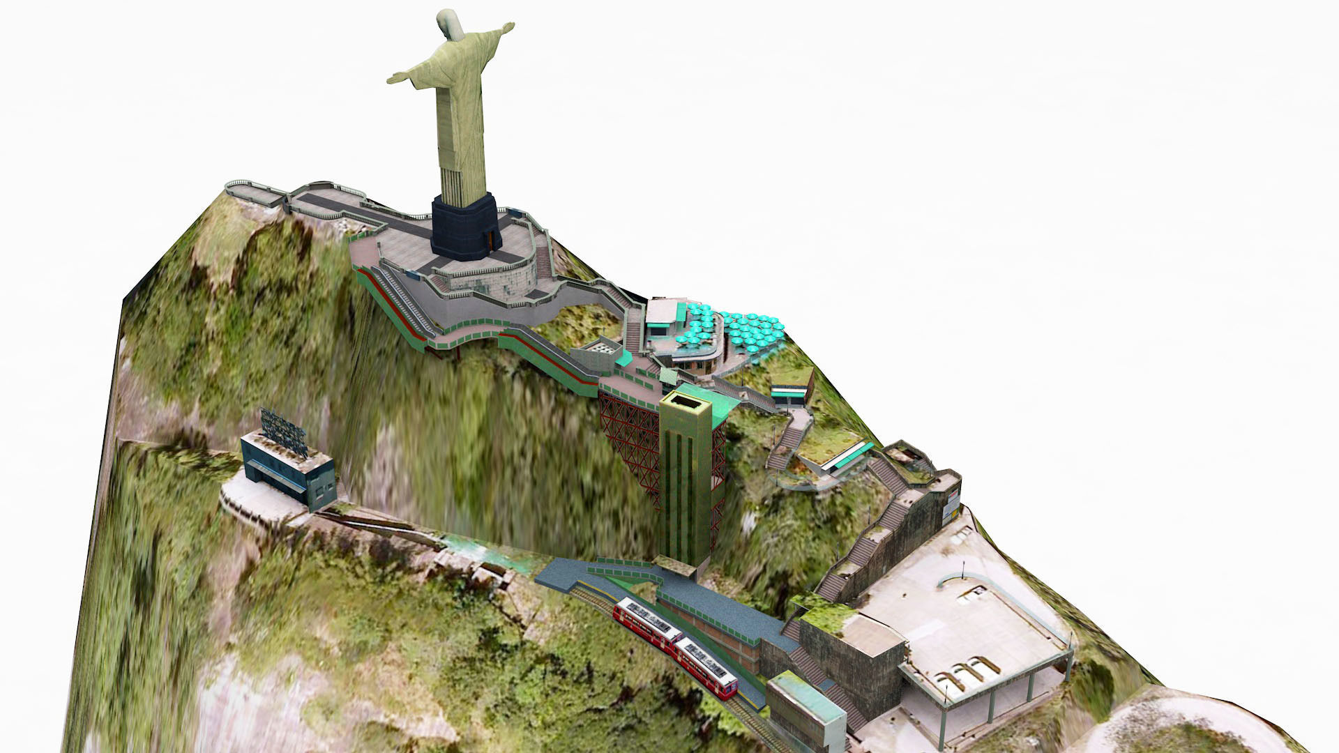 3D Cristo Redentor Christ The Redeemer 3D model_7