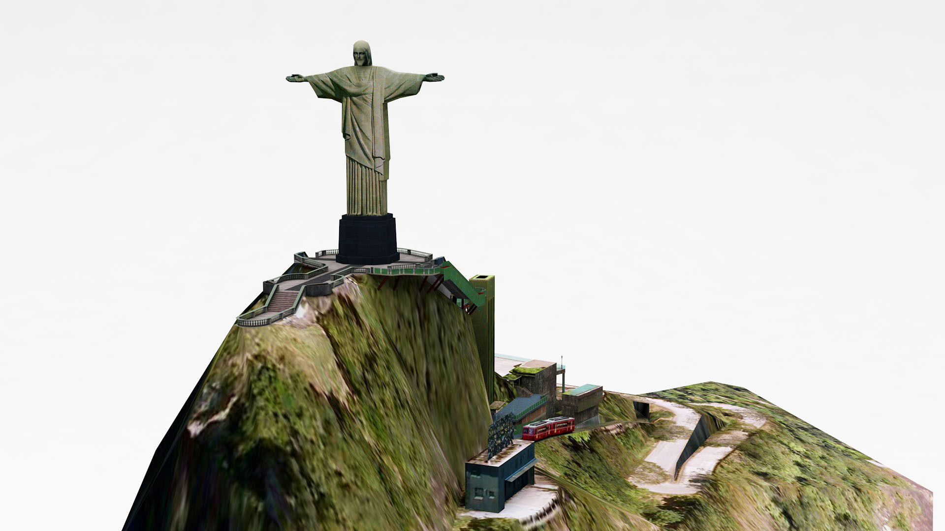 3D Cristo Redentor Christ The Redeemer 3D model_4