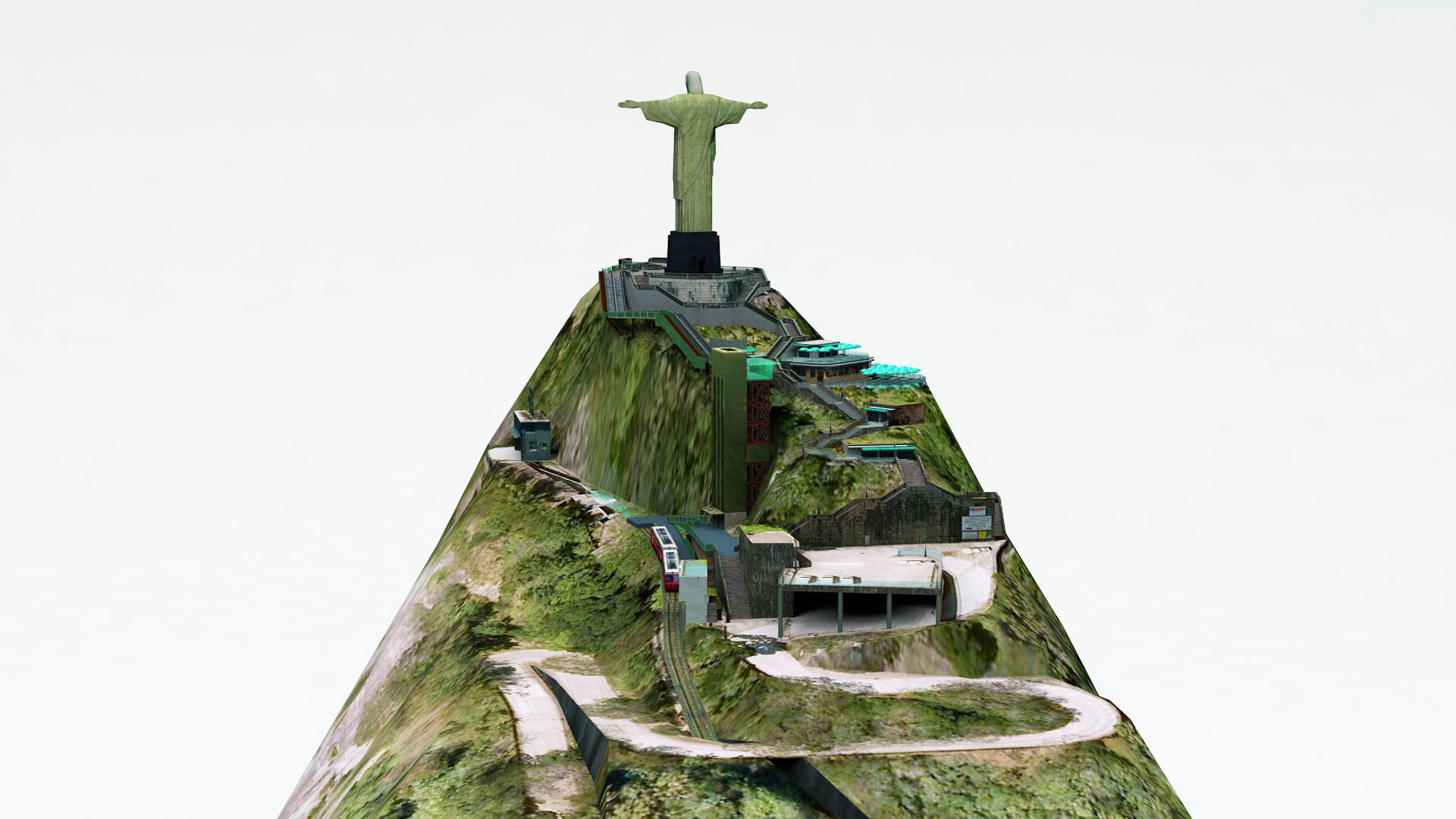 3D Cristo Redentor Christ The Redeemer 3D model_3