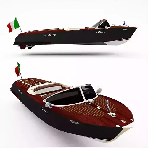 3D model Riva Boat 3D model