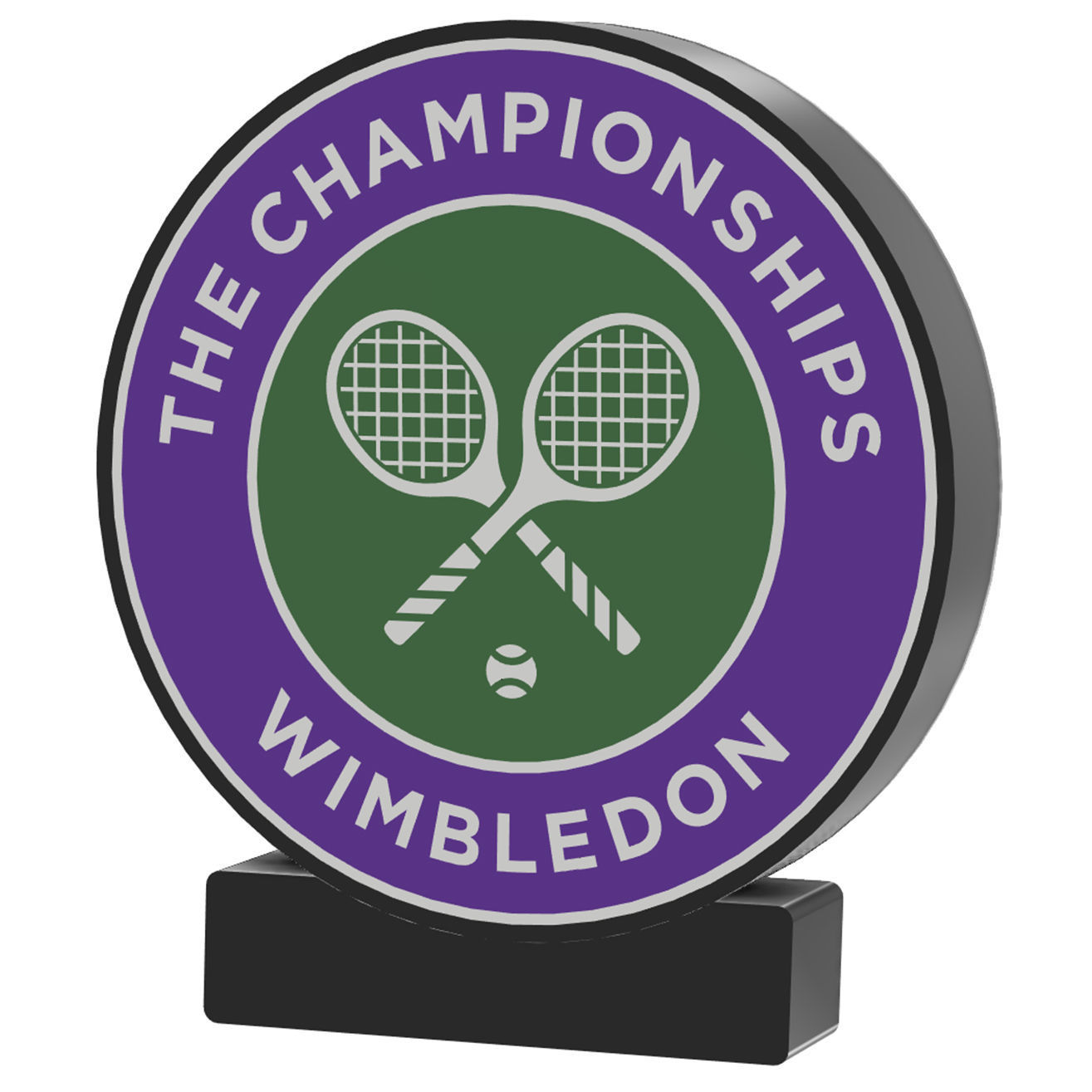 WIMBLEDON - SAME LAYER LED LAMP 3D print model_4
