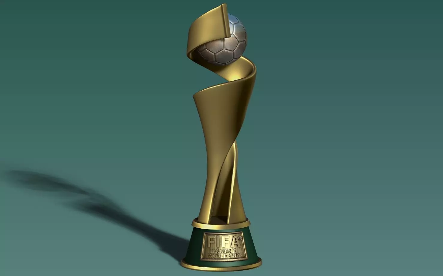 FIFA Trophy Women 3D print model_0