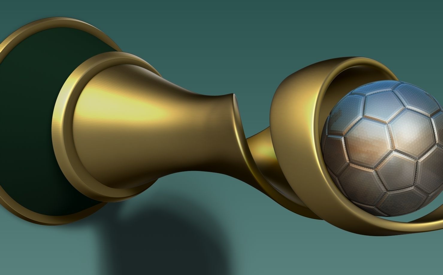 FIFA Trophy Women 3D print model_4