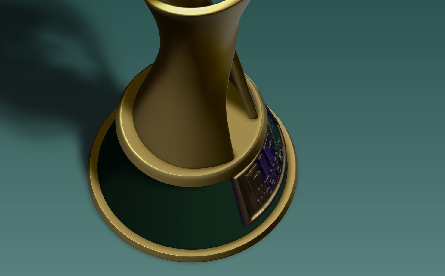 FIFA Trophy Women 3D print model_10