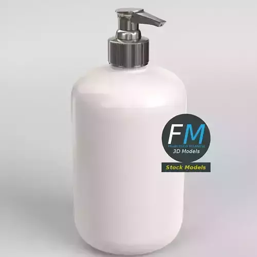 Cylindrical soap dispenser