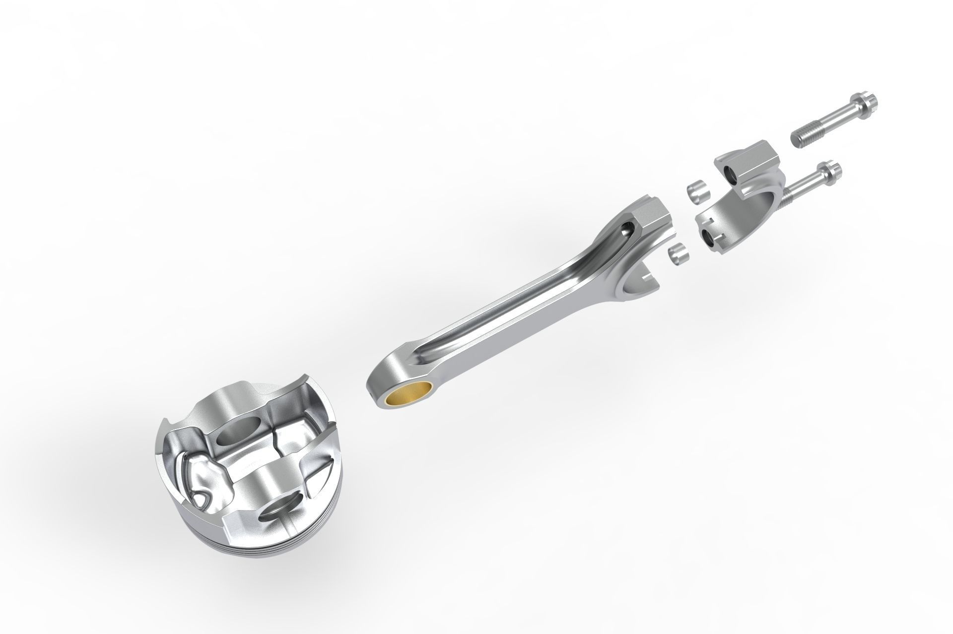 piston and connecting rod 3D model_26