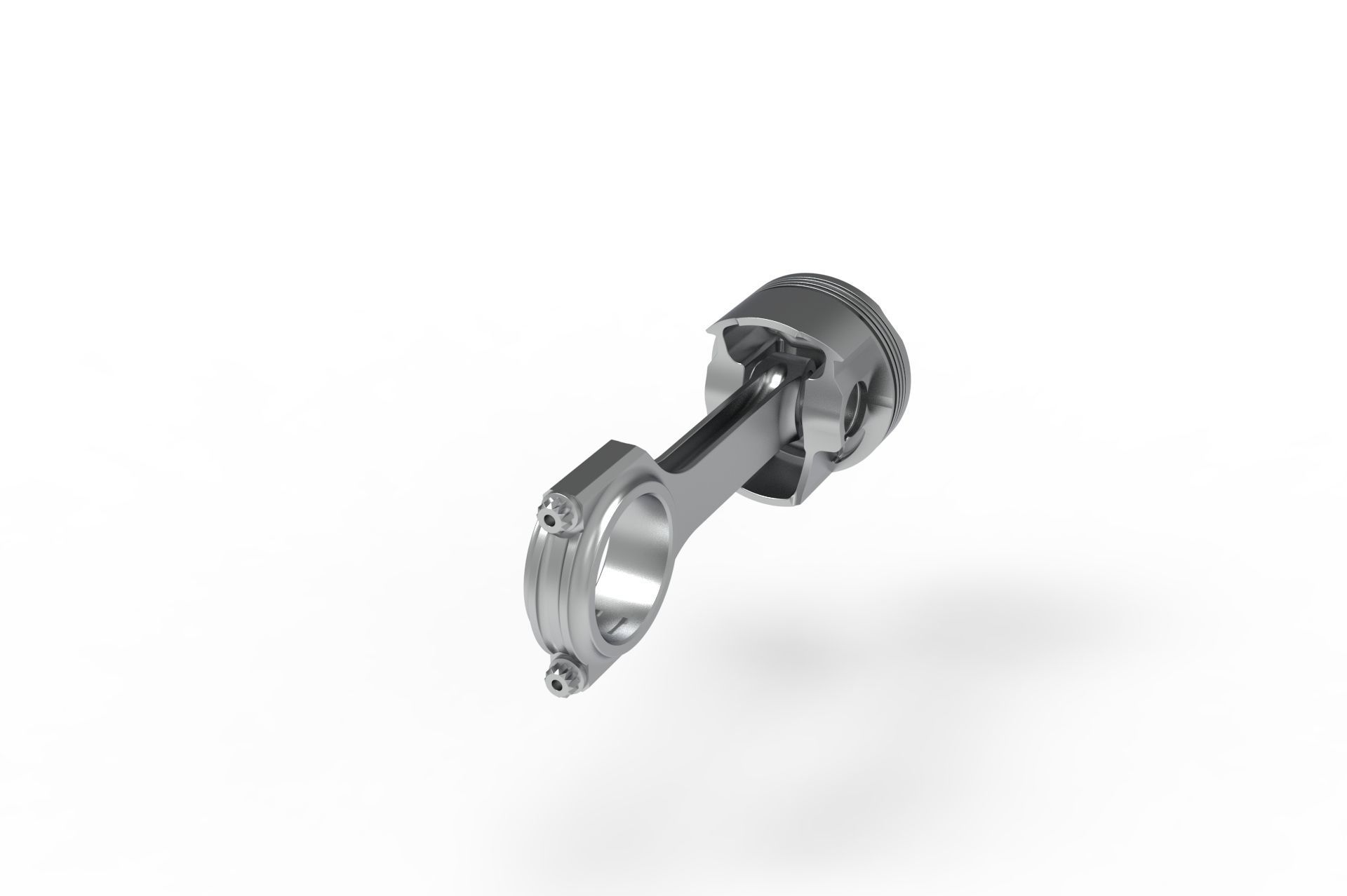 piston and connecting rod 3D model_8