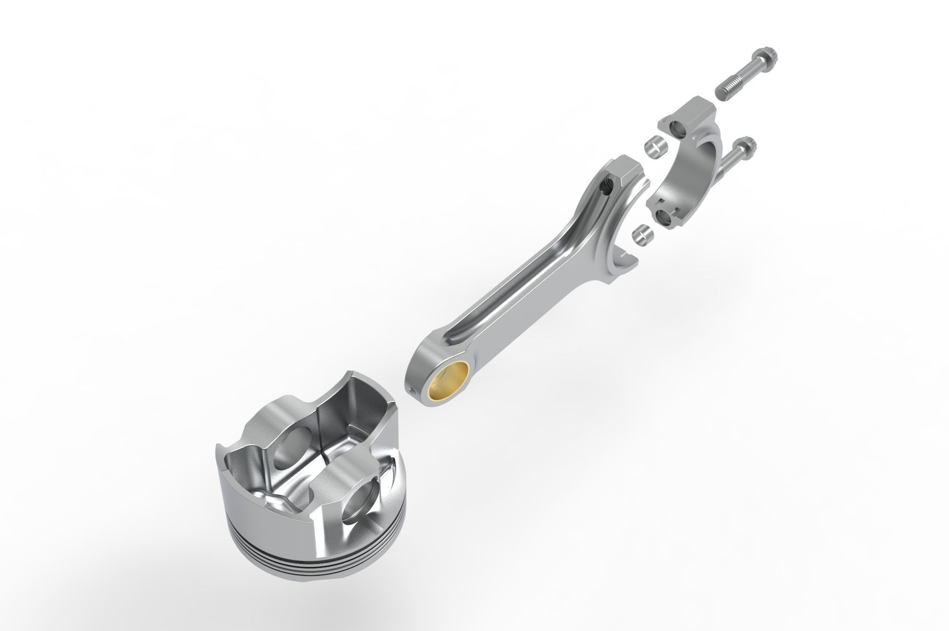 piston and connecting rod 3D model_25