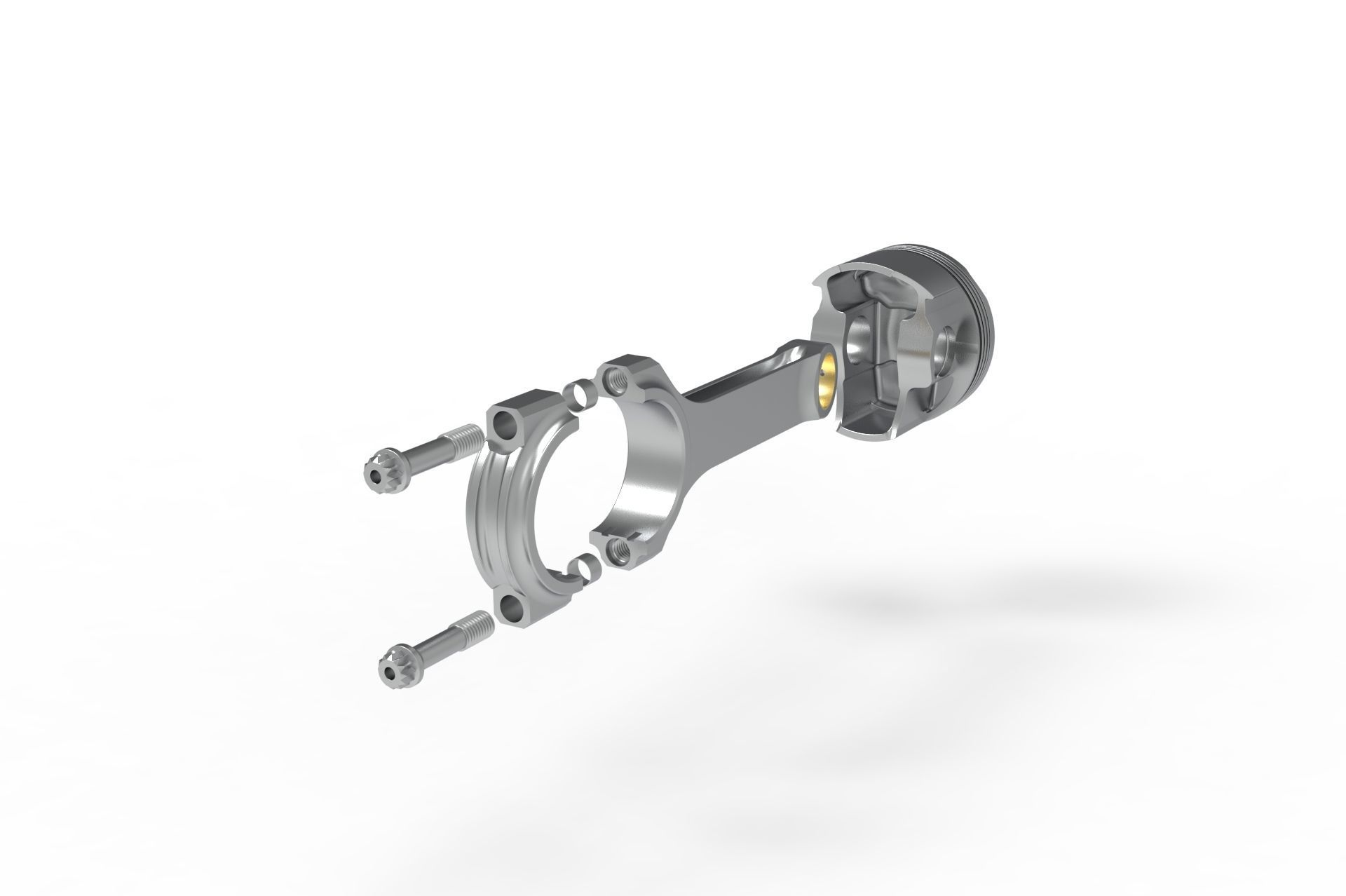 piston and connecting rod 3D model_22