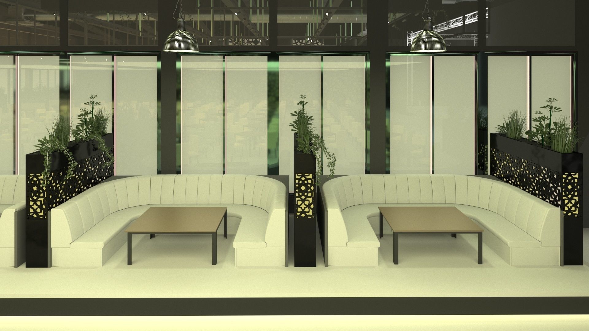 Sofa set  3D model_3