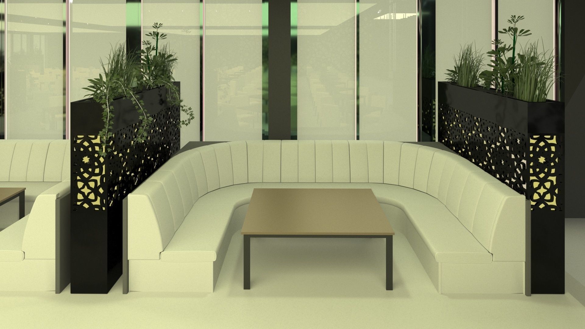 Sofa set  3D model_1