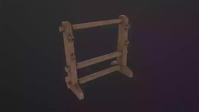 Weapon Rack 3D Model