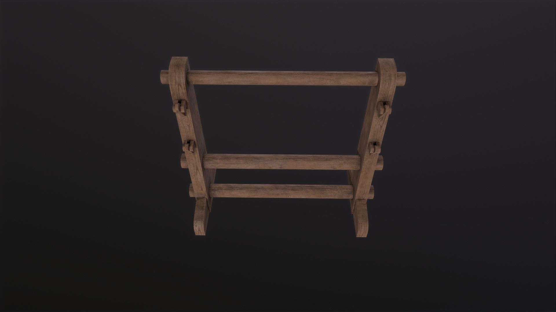Weapon Rack 3D Model Low-poly 3D model_5