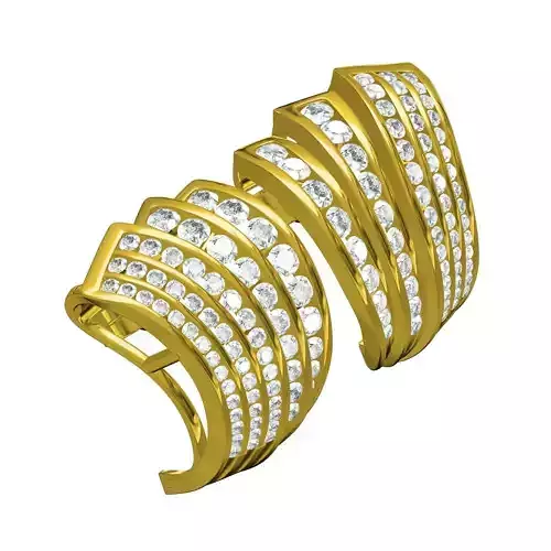 Vintage Art Deco Style Earring