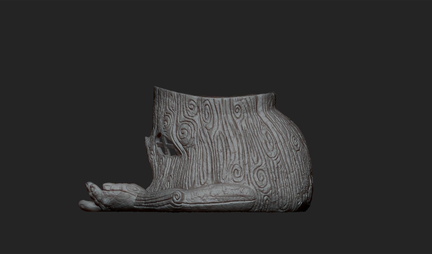 Printable Fairy House for Birdie 3D print model_8