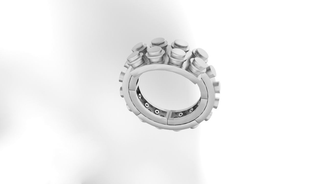 Constructor Brick Ring 3D print model_4