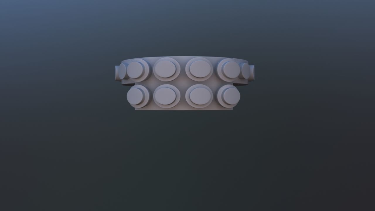 Constructor Brick Ring 3D print model_13