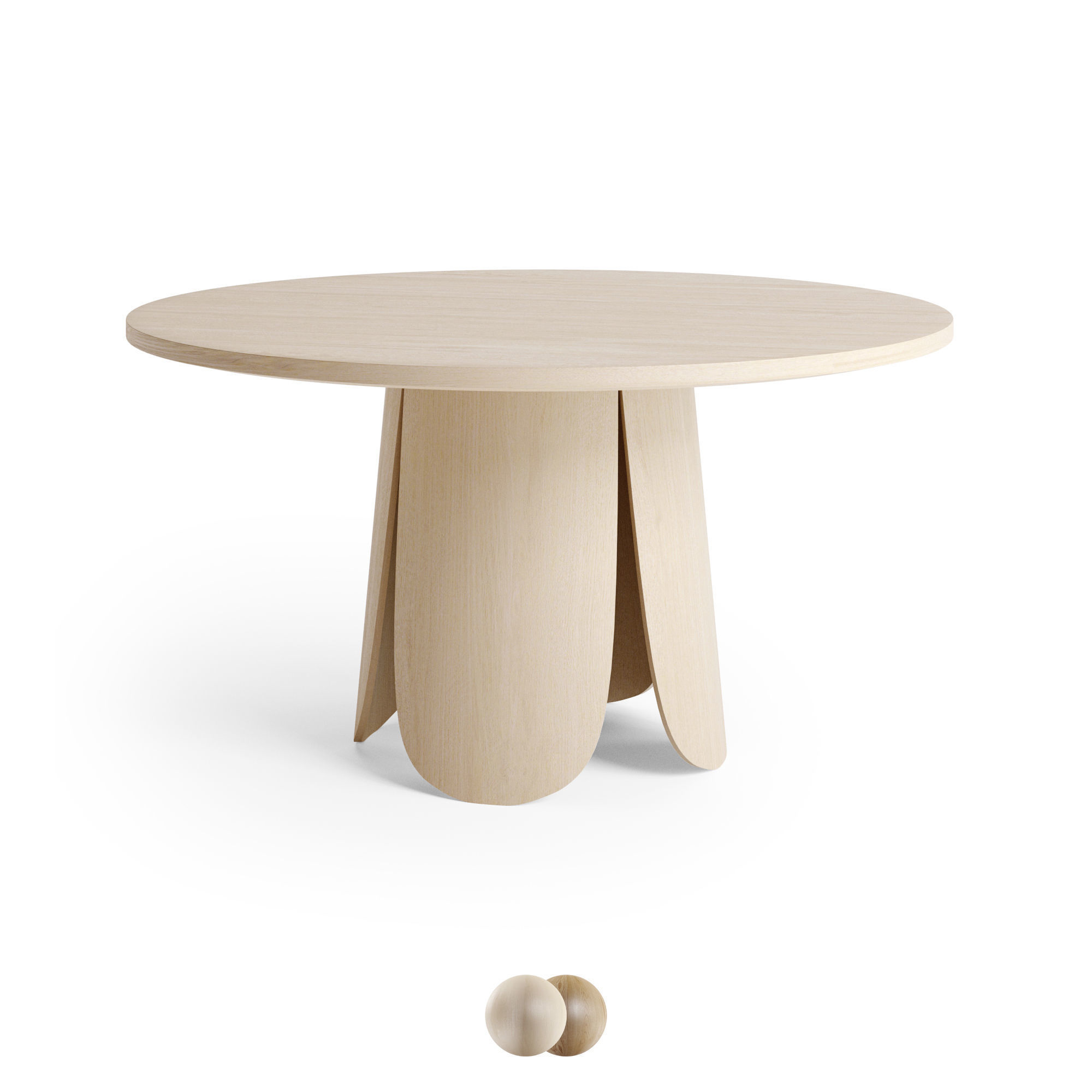 Bolia Dining Table Peyote 3D model_2
