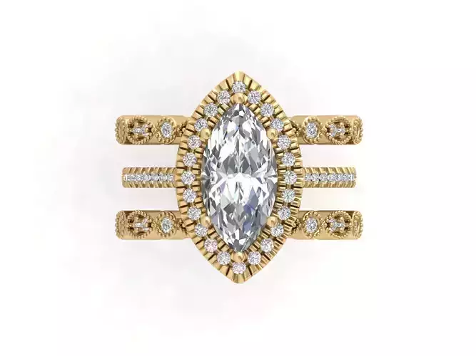 Marquise Solitaire Ring