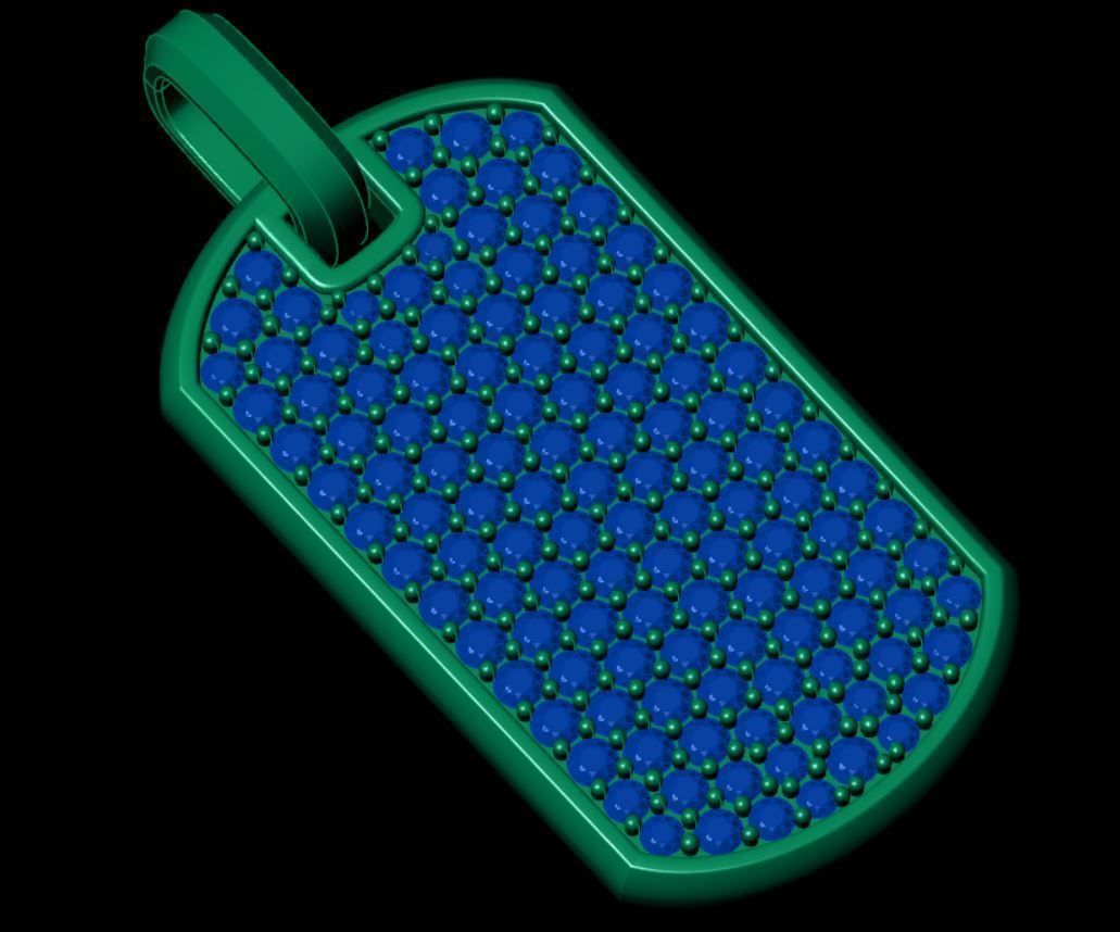 Antiq Art Deco Pendant 3D print model_9