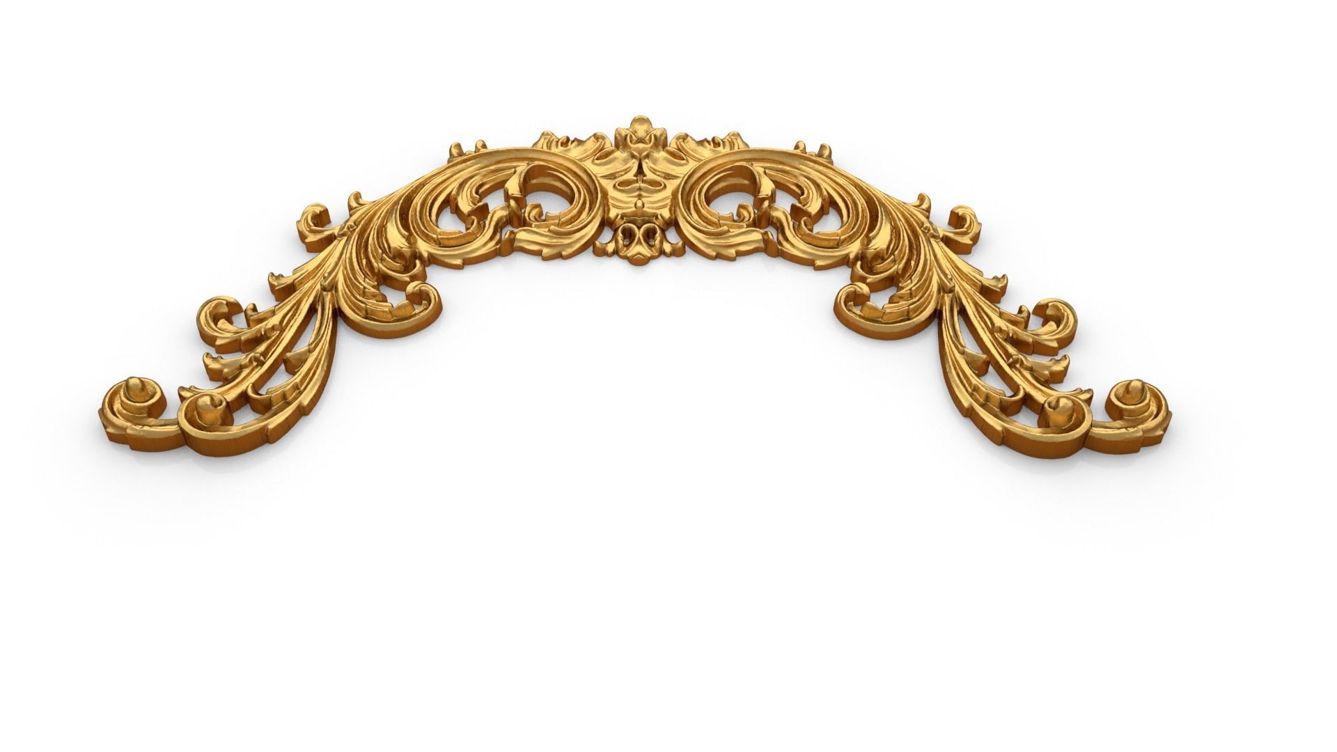 Classic decor ornament 336 3D model_3