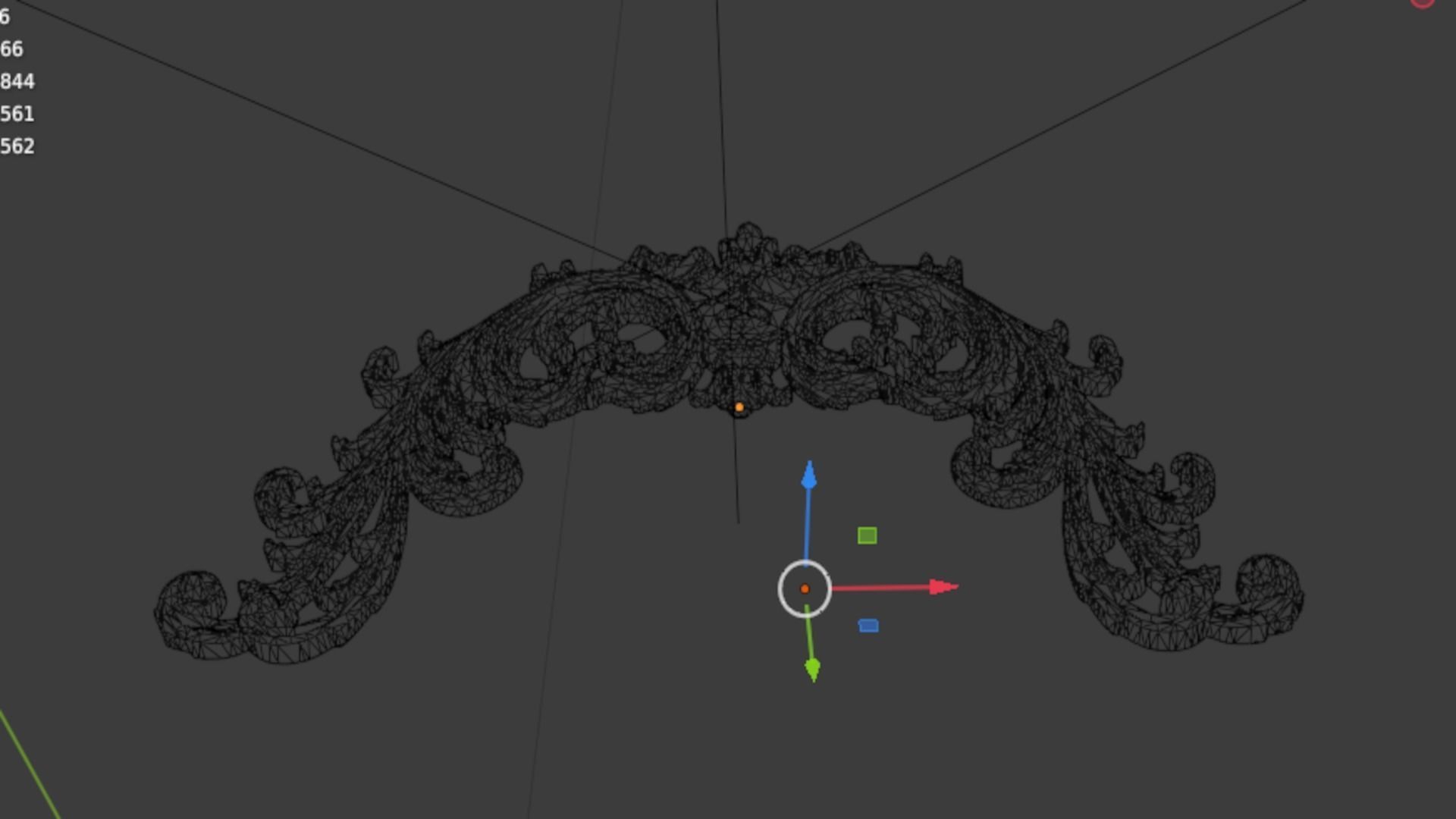 Classic decor ornament 336 3D model_7