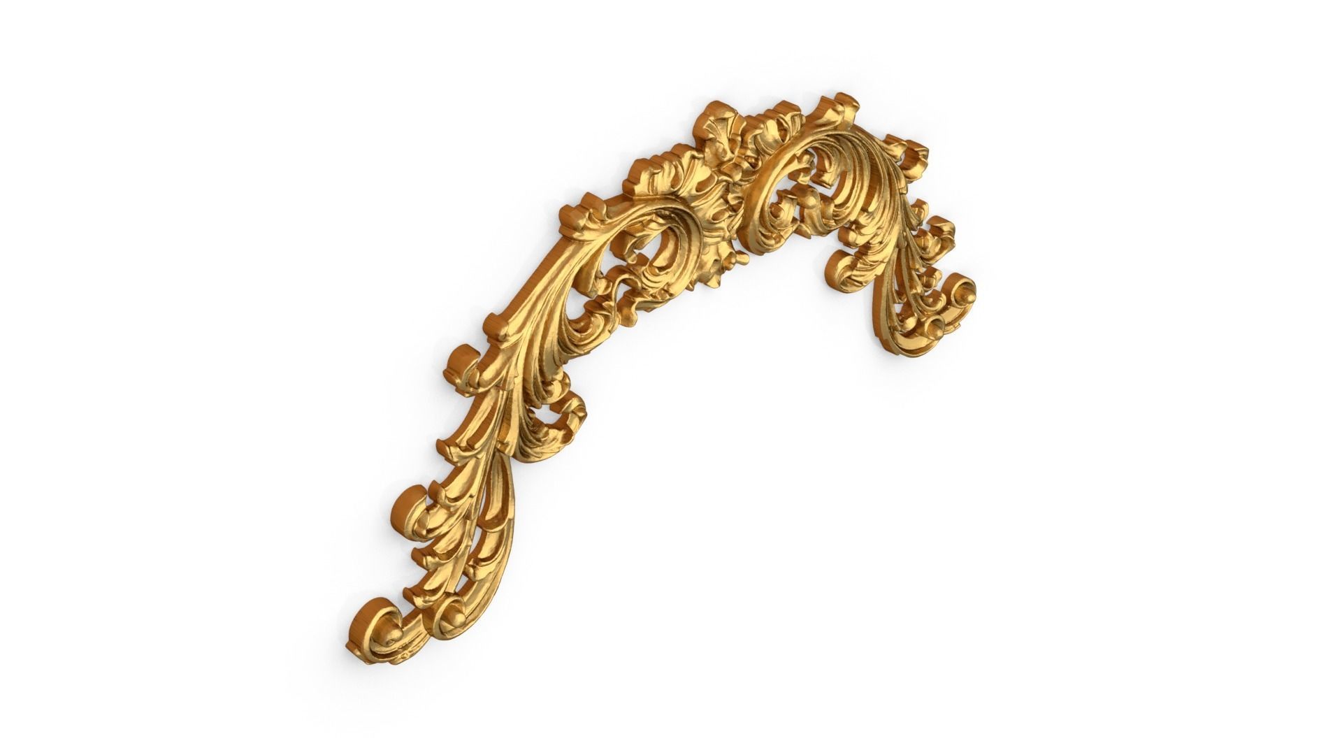 Classic decor ornament 336 3D model_5