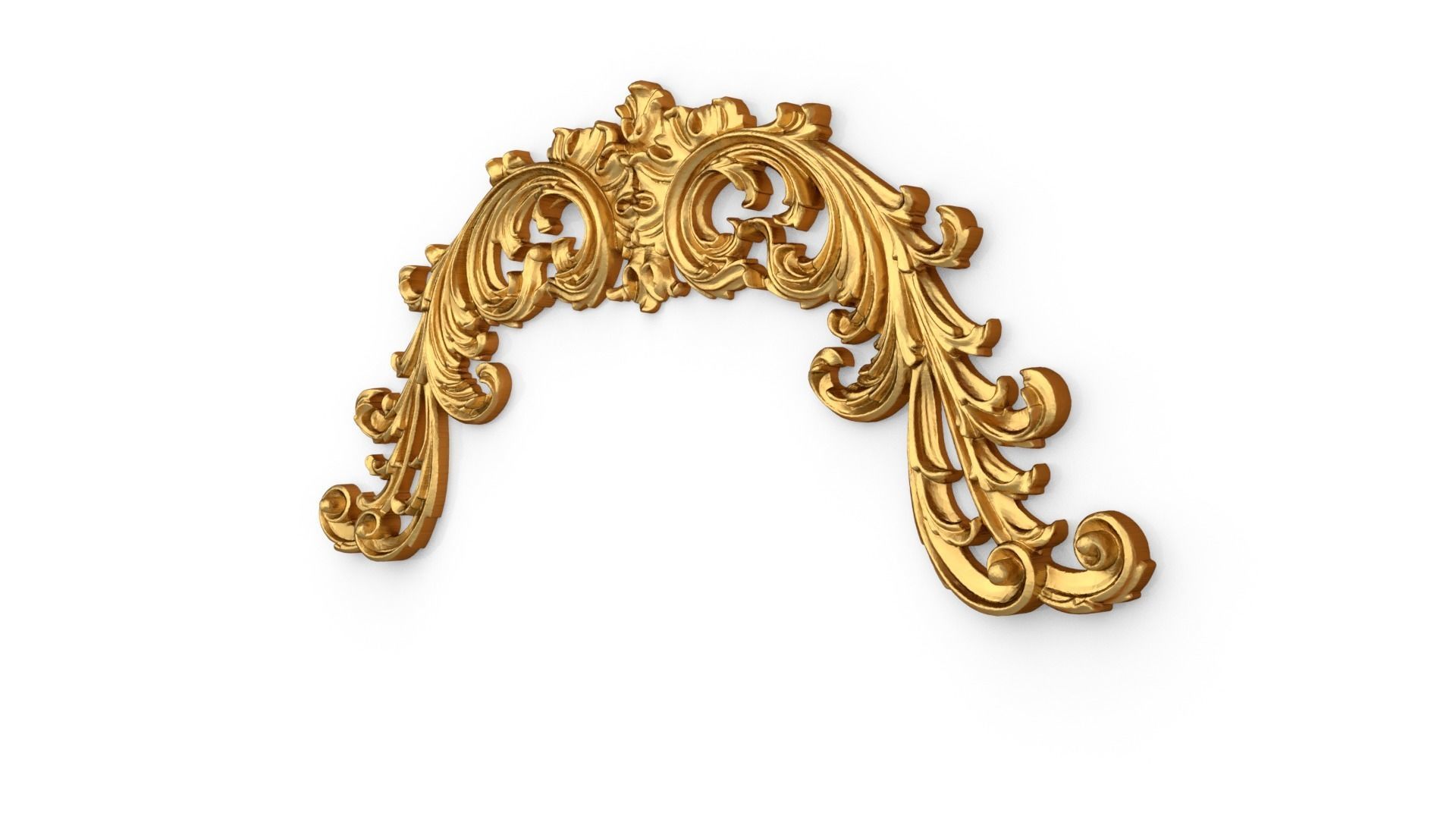 Classic decor ornament 336 3D model_2