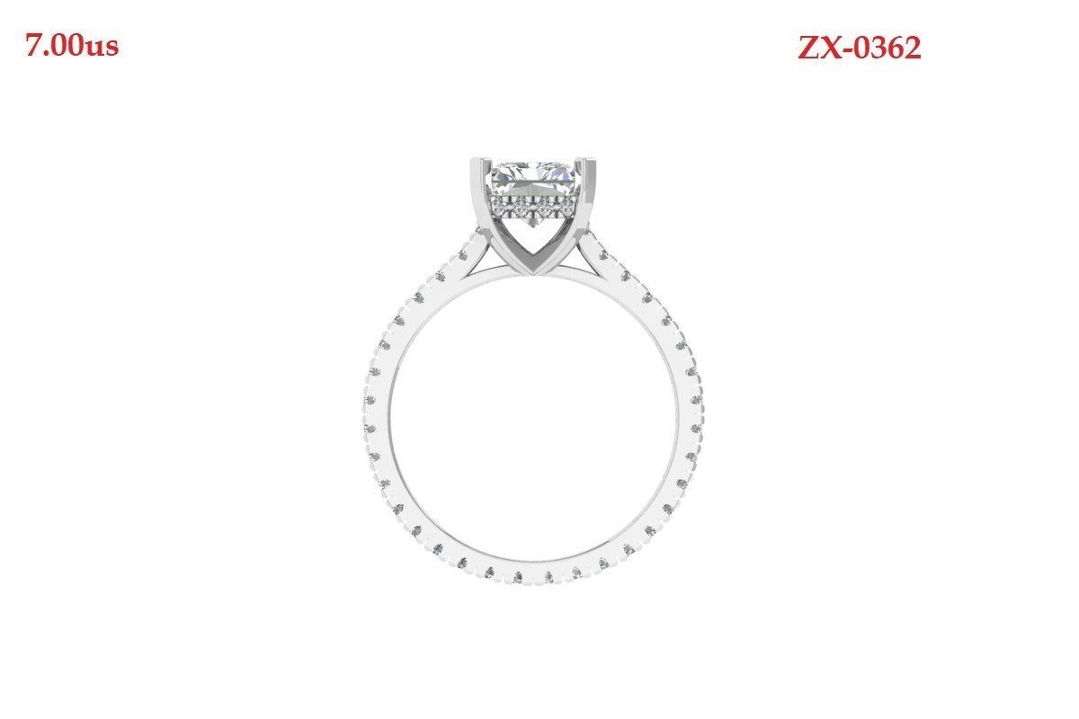 Wedding Ring  3D print model_6