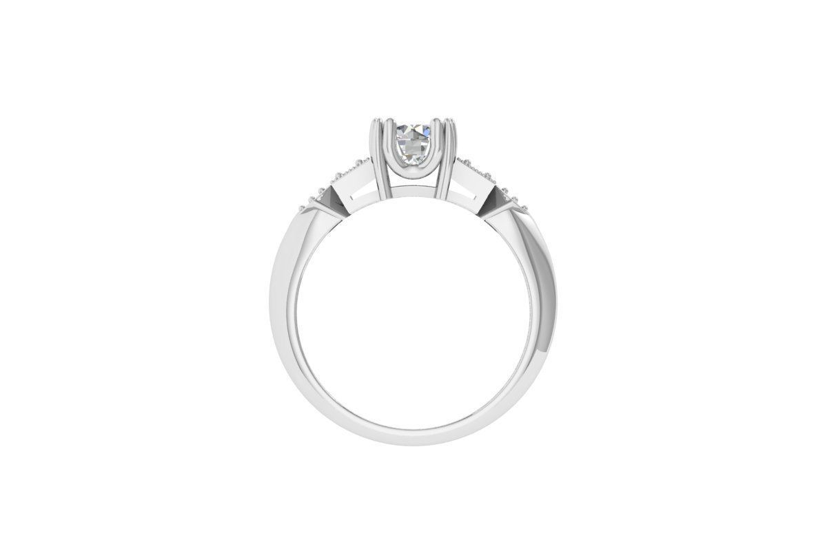 Wedding Ring 3D print model_4
