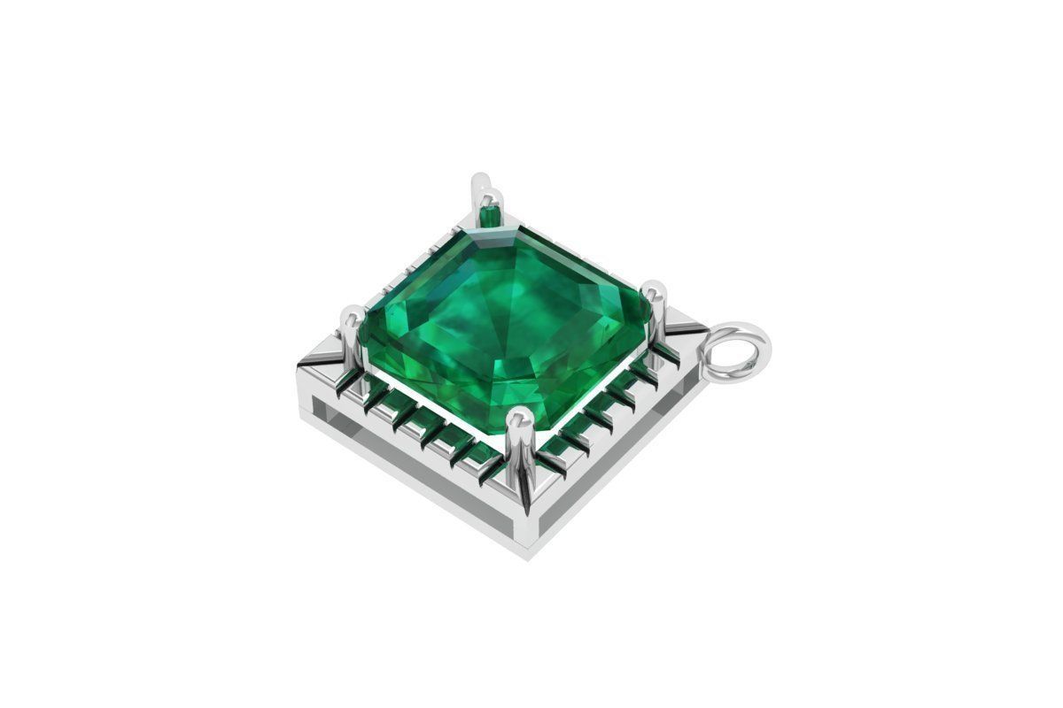 Antiq Art Deco Pendant 3D print model_1