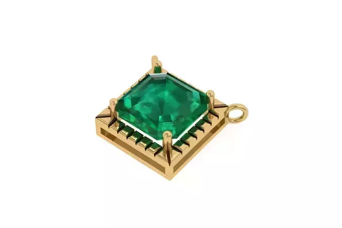 Antiq Art Deco Pendant 3D print model