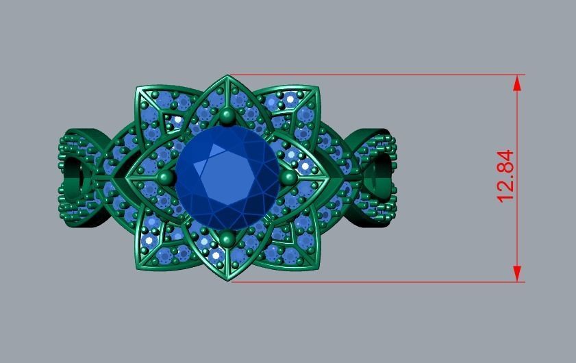 ring jewelry 3D print model_7