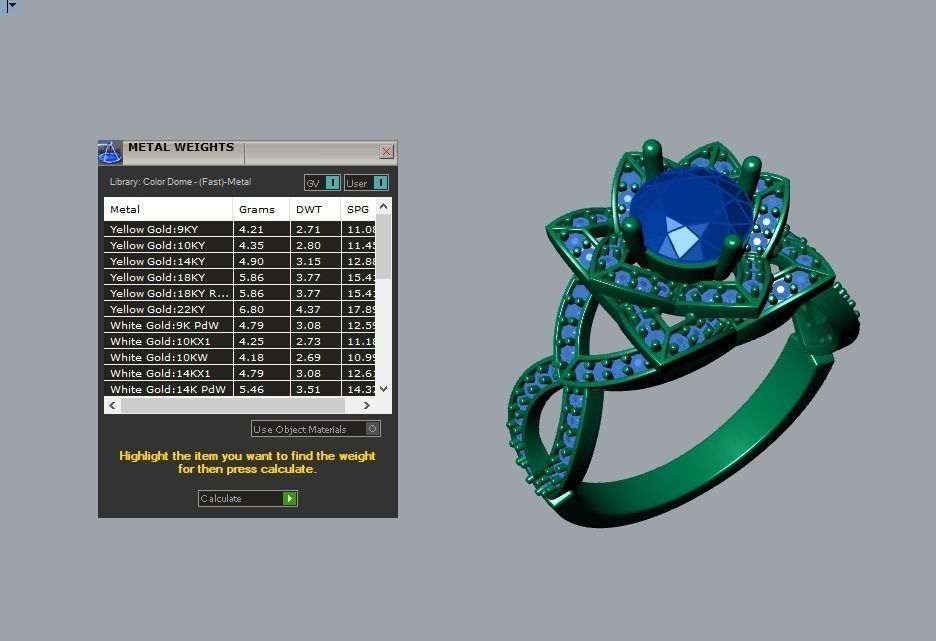 ring jewelry 3D print model_6