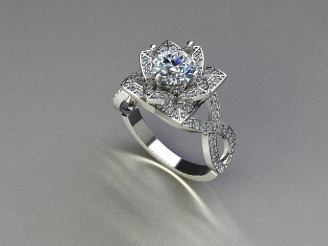 ring jewelry 3D print model_1