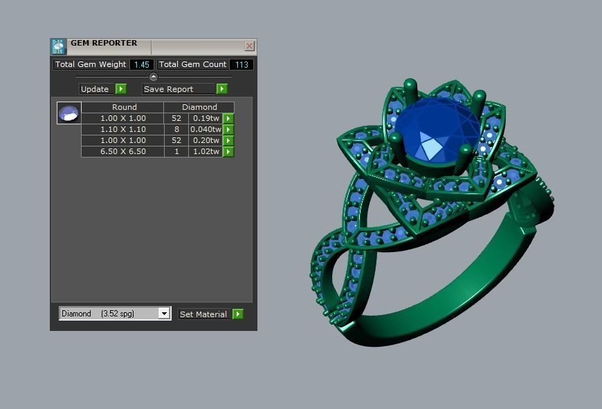 ring jewelry 3D print model_5