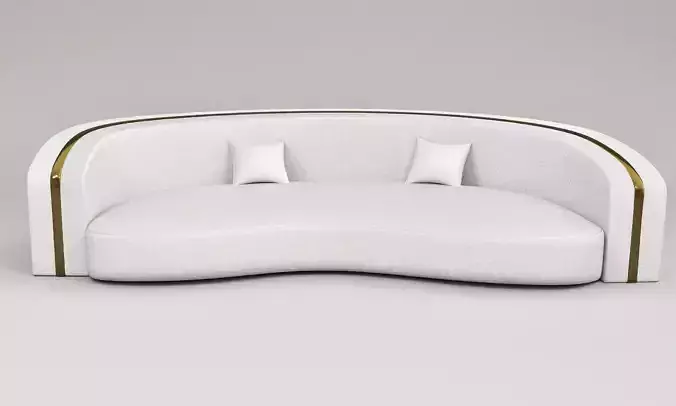 Sofa - White Cloud 3D model