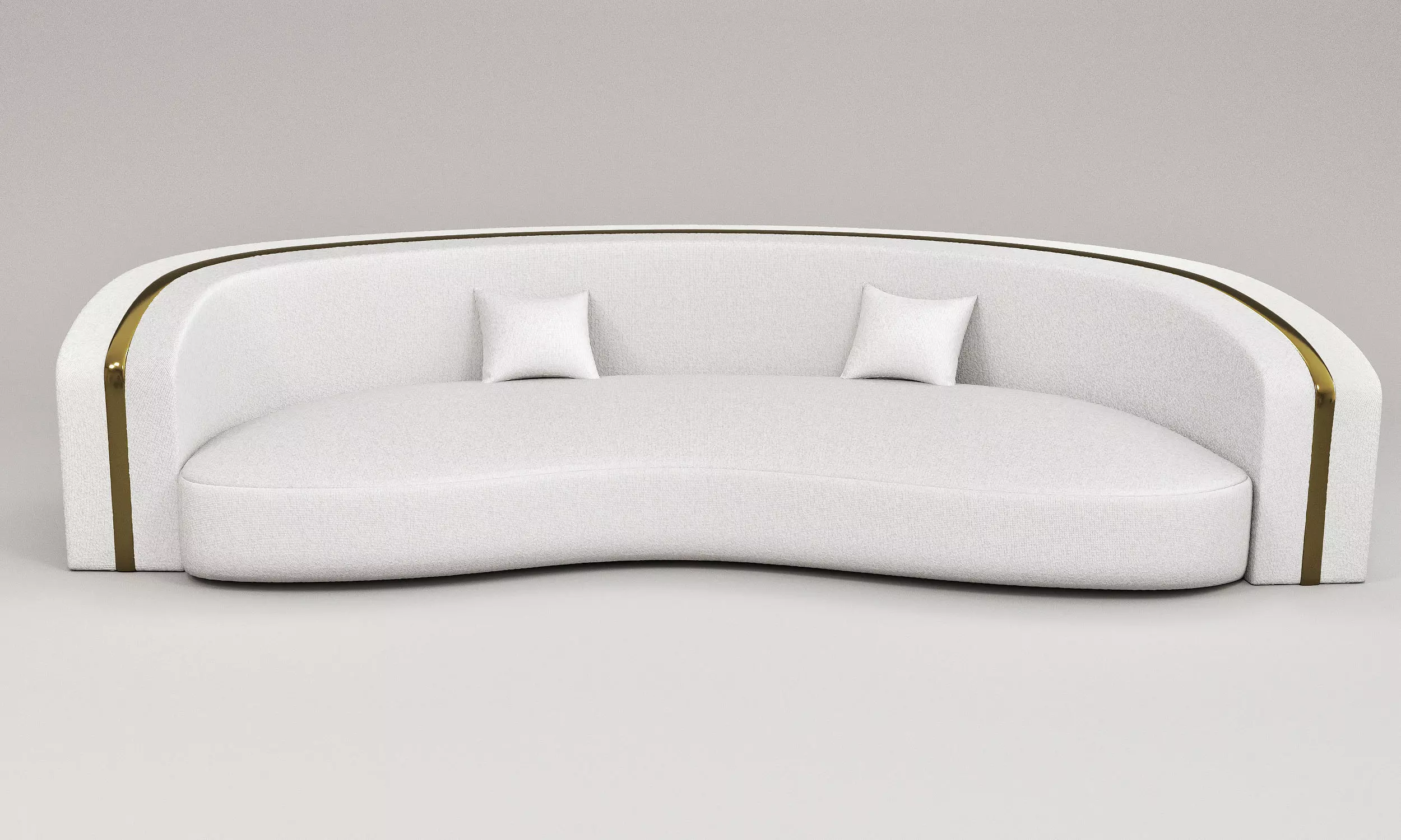 Sofa - White Cloud 3D model_0