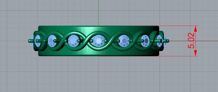 ring jewelry 3D print model_7