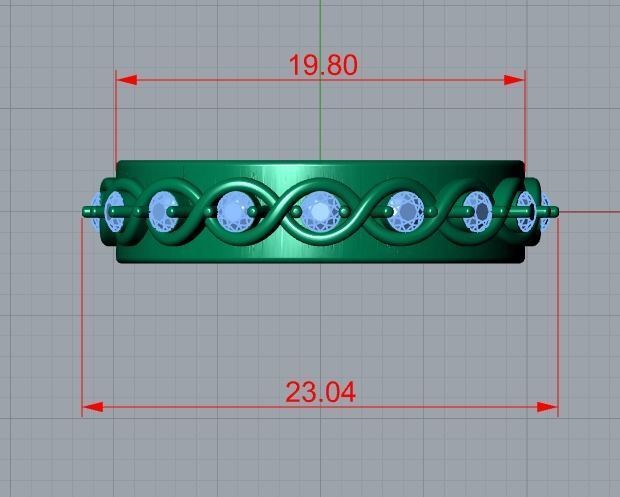 ring jewelry 3D print model_8