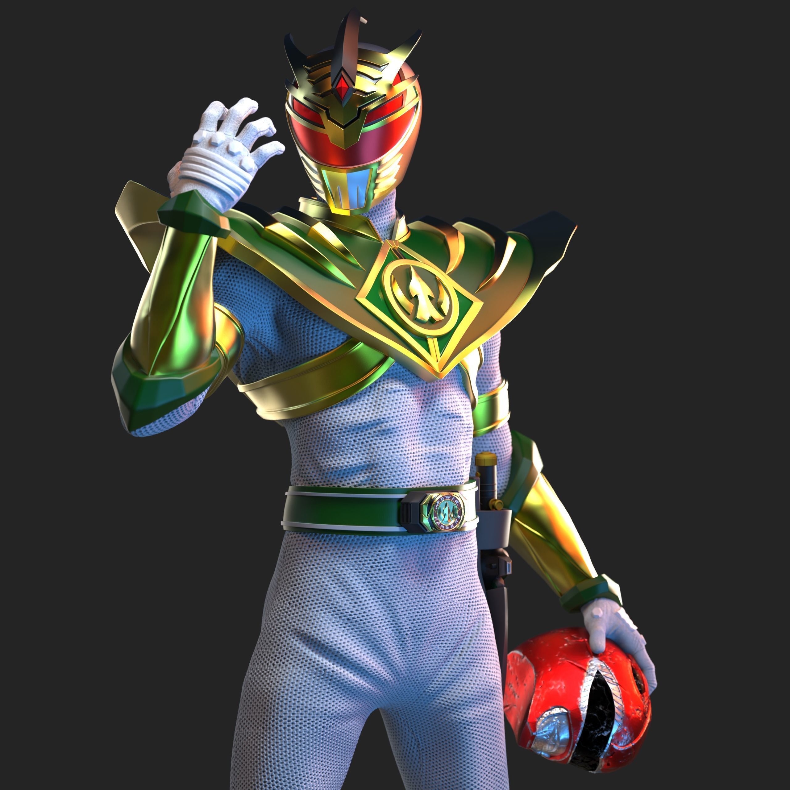 Lord Drakkon - Mighty Morphin Power Rangers 3D print model_3
