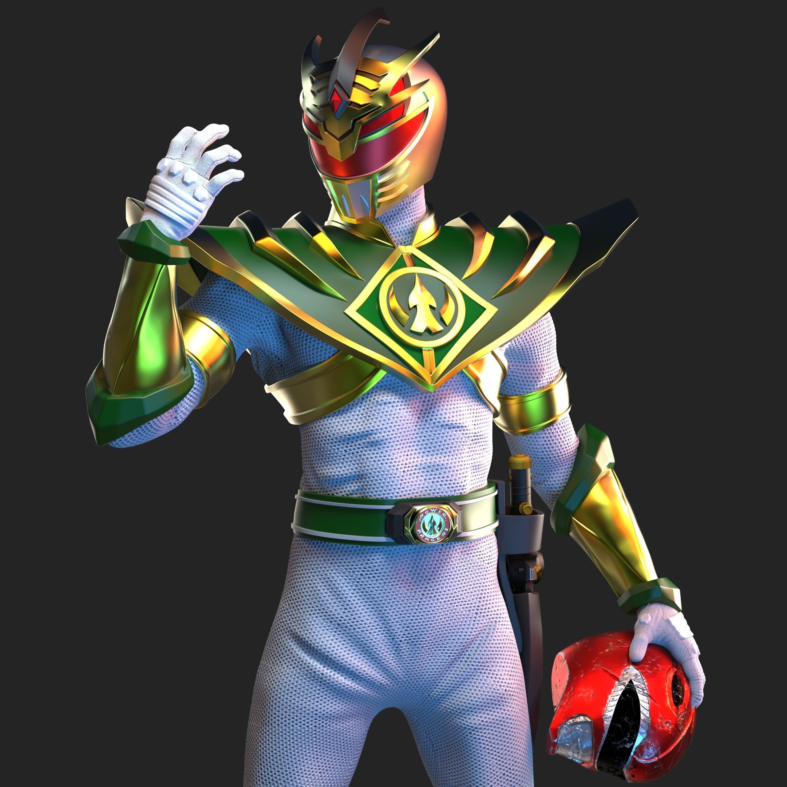 Lord Drakkon - Mighty Morphin Power Rangers 3D print model_1