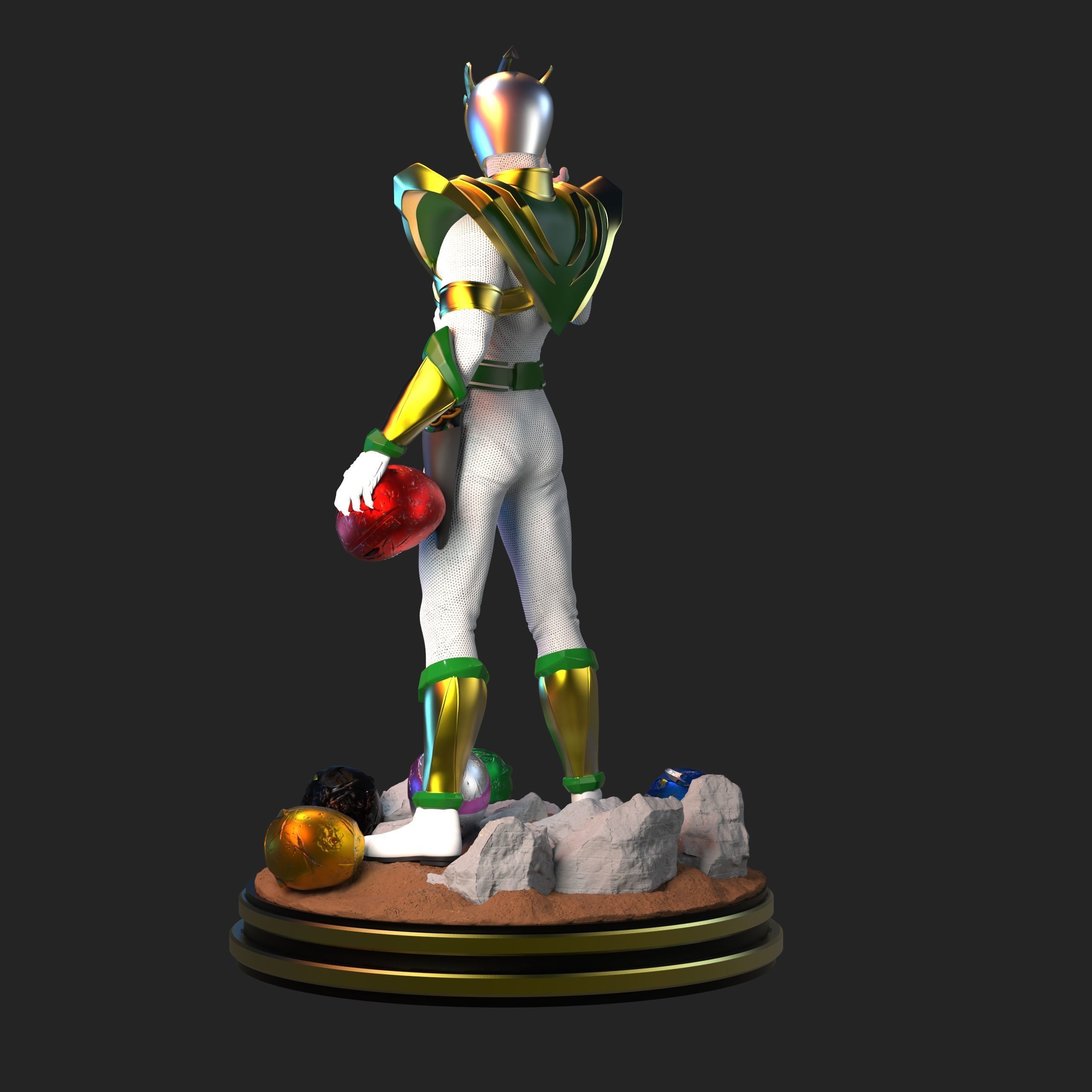 Lord Drakkon - Mighty Morphin Power Rangers 3D print model_2