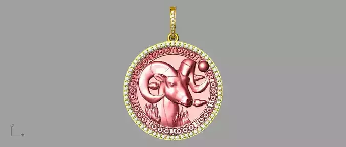 Aries Horoscope  3D print model