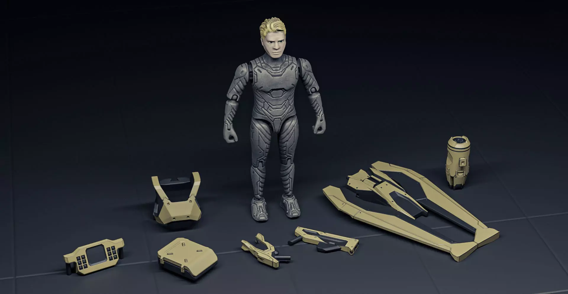 Pilot Max Hunter 3D print model_2